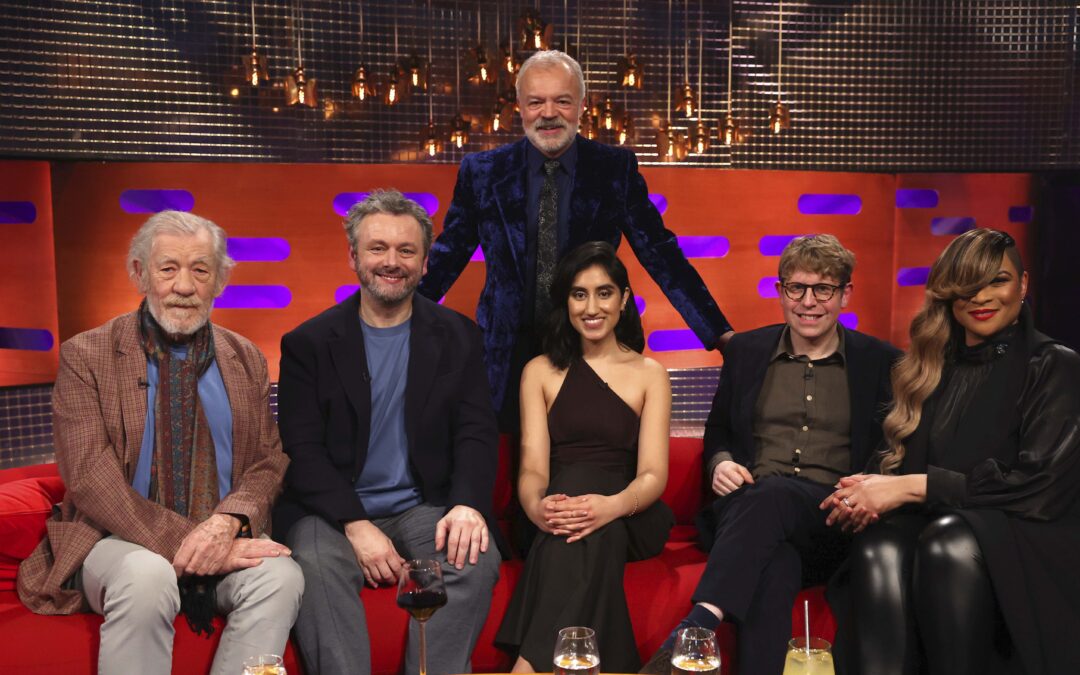 Estrellas en el Escarlata Sofá de The Graham Norton Show: Sir Ian McKellen, Michael Sheen y Gabrielle