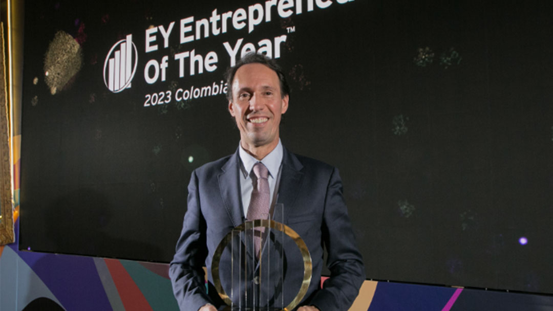 Juan Felipe Montoya Representará a Colombia en el Emprendedor del Año EY en Mónaco