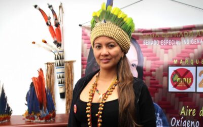 Lena Estrada Añokazi, primera ministra indígena de Ambiente en Colombia