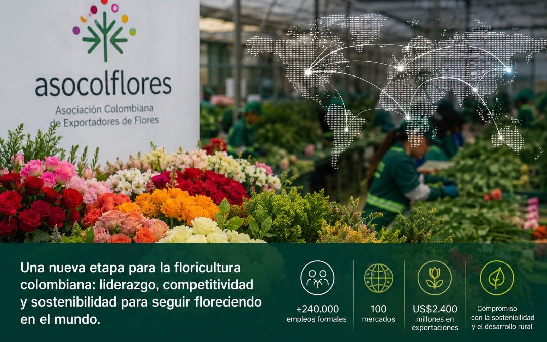 Laura Valdivieso asume la presidencia de Asocolflores en un momento clave para la competitividad del sector